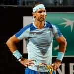 Nadal, en su partido en Roma ante Shapovalov