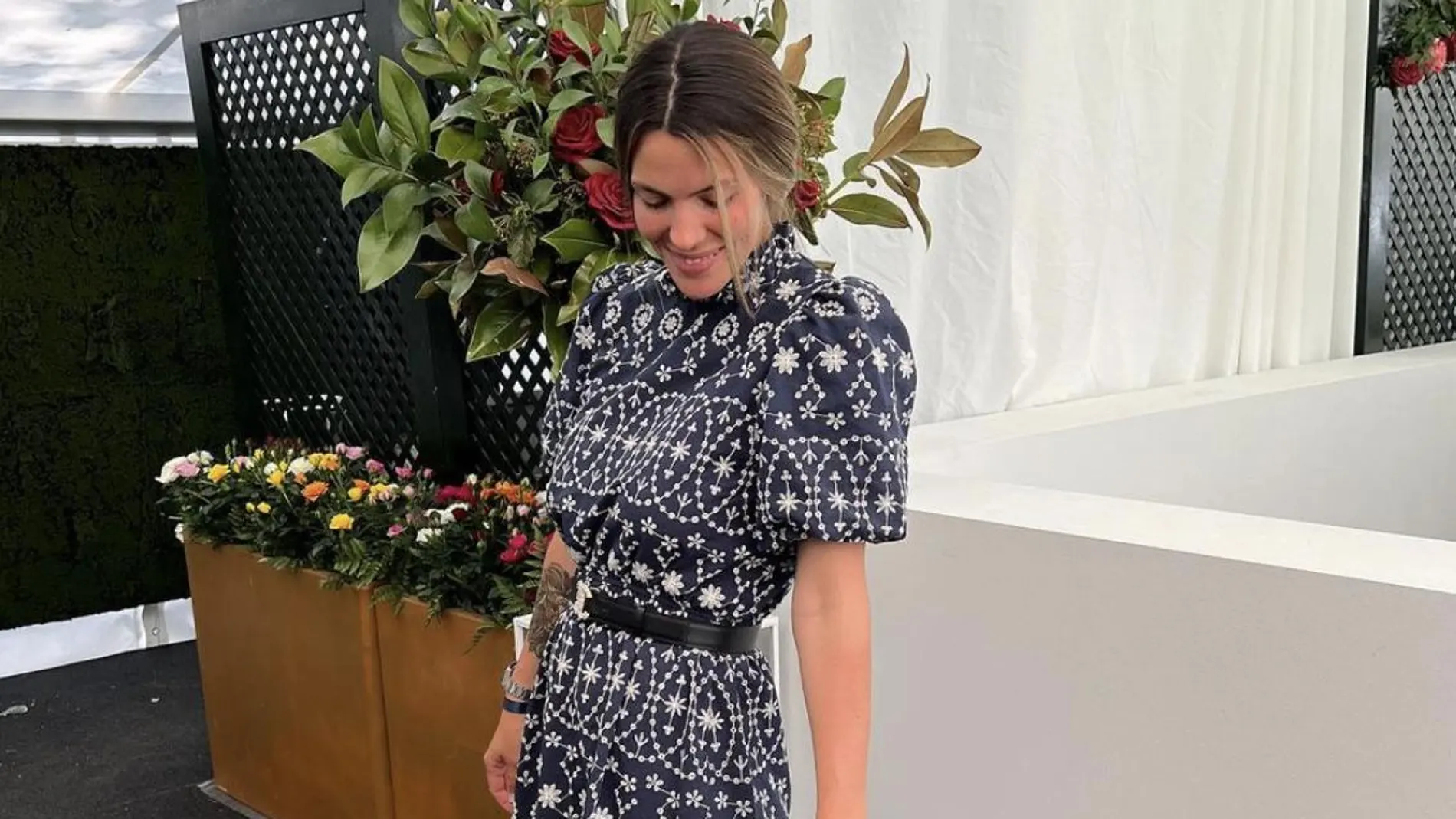 Laura Matamora en una boda.