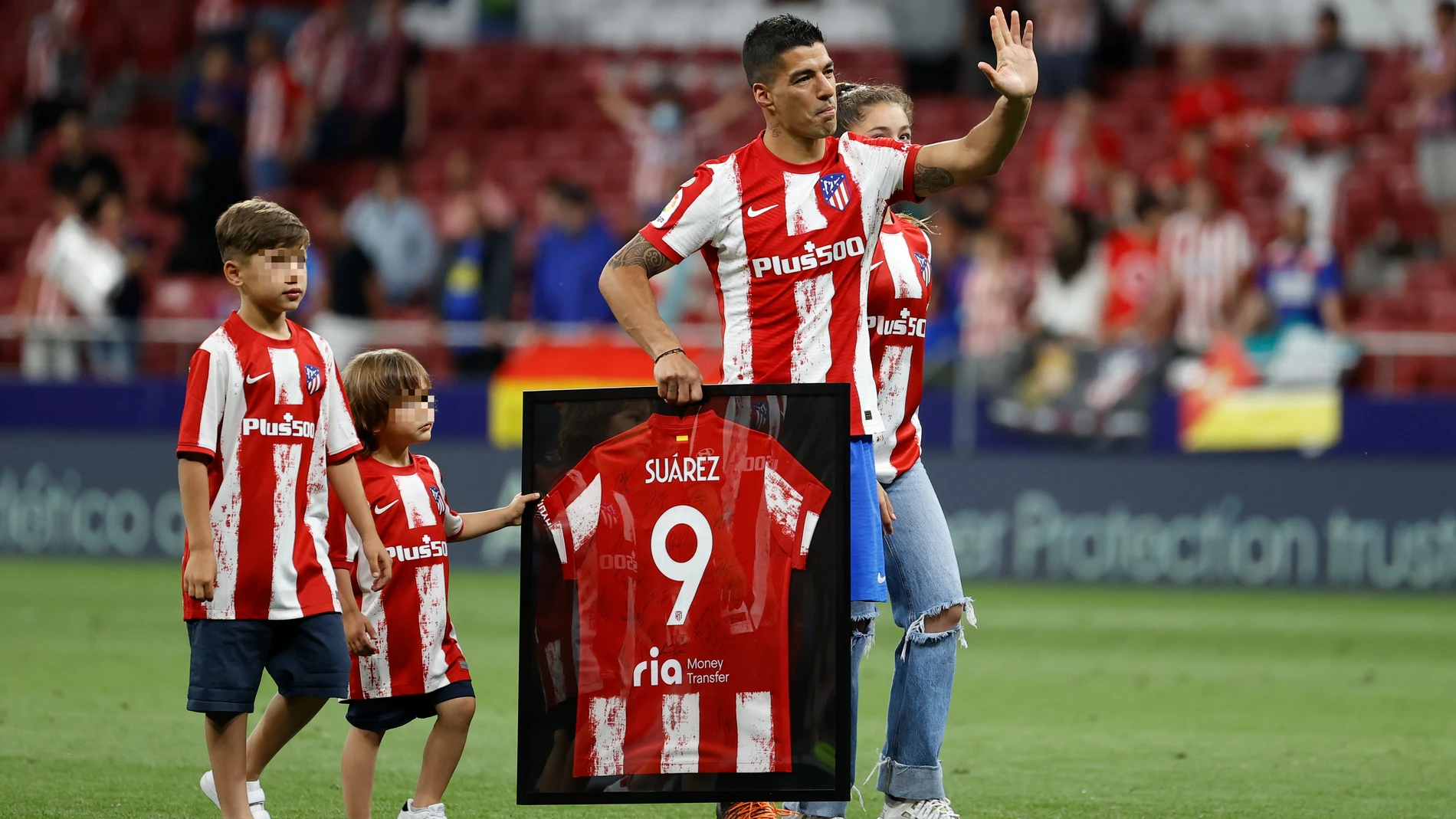 El delantero uruguayo del Atlético de Madrid, Luis Suárez. EFE/Chema Moya