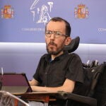 El portavoz de Unidas Podemos en el Congreso, Pablo Echenique.