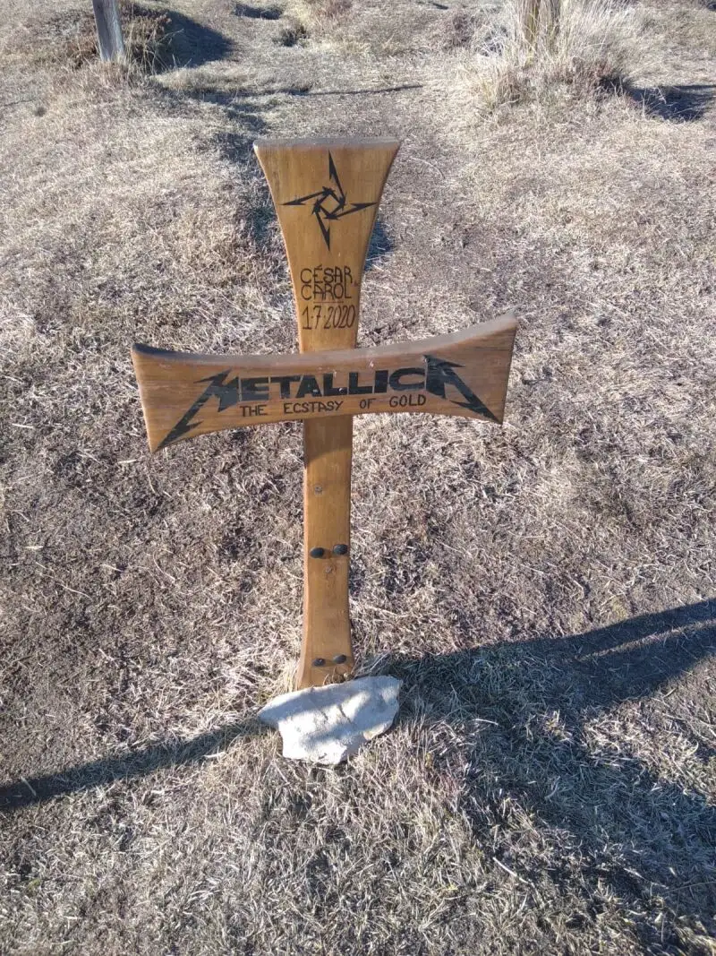 Tumba de Metallica en Sad Hill