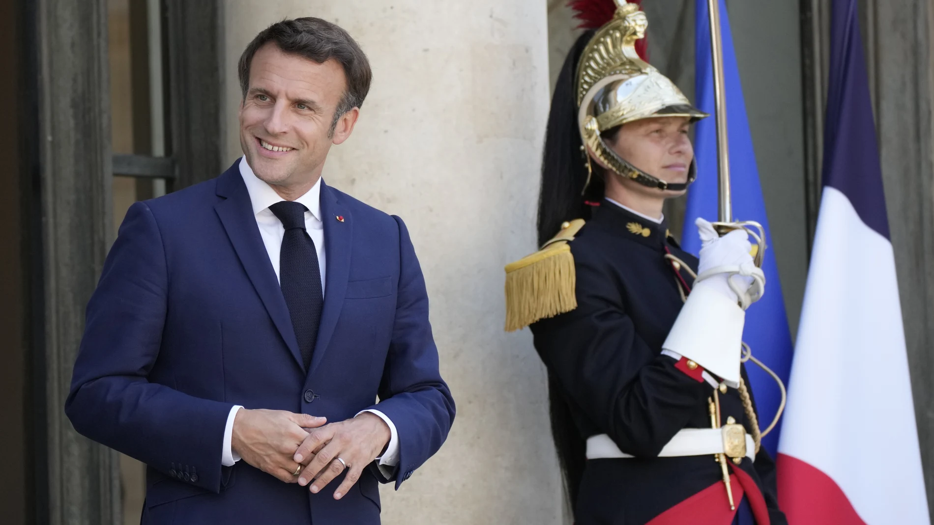 El presidente francés Emmanuel Macron
