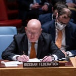 Imagen de archivo del embajador ruso ante la ONU, Vasili Nebenzia