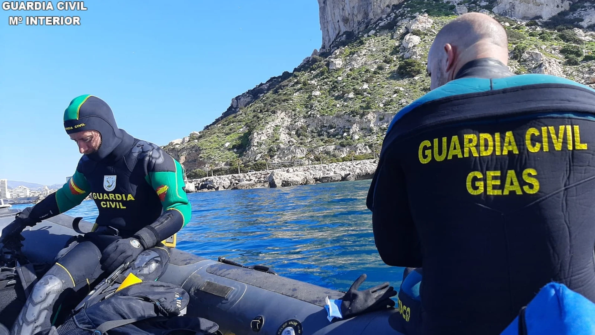 Rescate del menor desaparecido en la playa de Canet d'en Berenguer (Valencia)