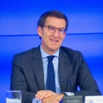 El presidente del Partido Popular, Alberto Núñez Feijóo