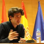 Ignacio Dancausa, presidente de Libertad Sin Ira, durante uno de los coloquios