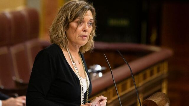 La diputada del PP por Palencia, Milagros Marcos, interviene en el Congreso