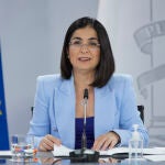 La ministra de Sanidad, Carolina Darias