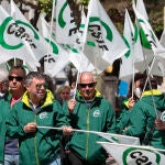 Una marcha de la Central Sindical Independiente y de Funcionarios (CSIF) 