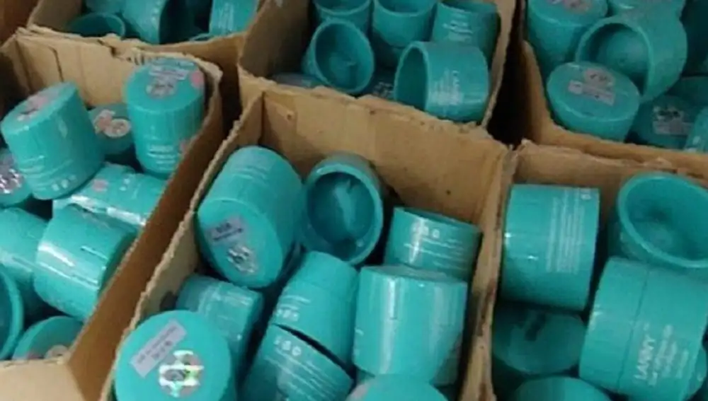 Algunos de los productos de cosmética retirado