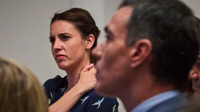 Pedro Sánchez e Irene Montero