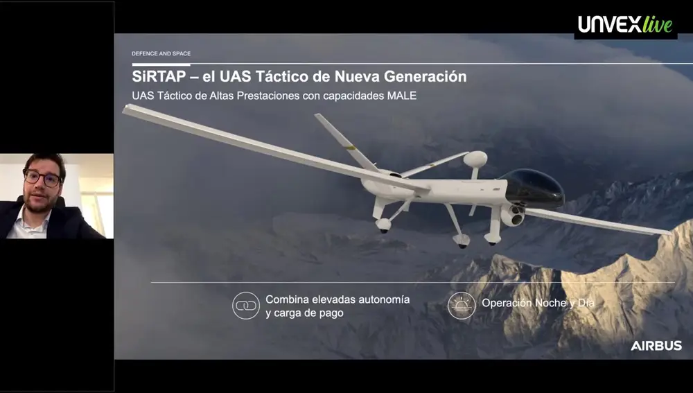 El Sirtap de Airbus en un webinario de Unvex Live.