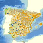 Mapa de las aguas afectadas por nitratos en España