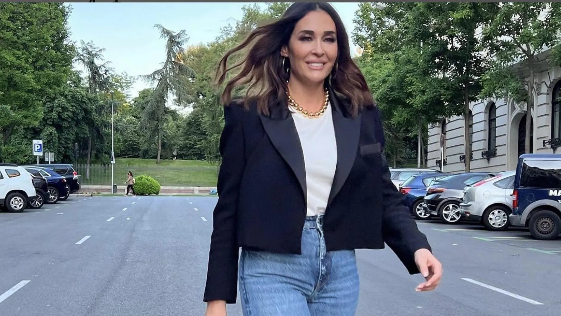 Vicky Martín Berrocal con el conjunto más favorecedor.