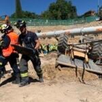 Tragedia al lado del Templo de Debod