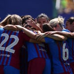 Ana-Maria Crnogorcevic of FC Barcelona celebrates a goal during the Final of the spanish women cup, Copa de la Reina, football match played between FC Barcelona and Sporting Club de Huelva on May 29, 2022, in Alcorcon, Madrid Spain. AFP7 29/05/2022 ONLY FOR USE IN SPAIN