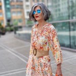 Carmen Gimeno con vestido de Zara.