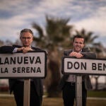 Loa alcaldes de Don Benito y Villanueva de la Serena.