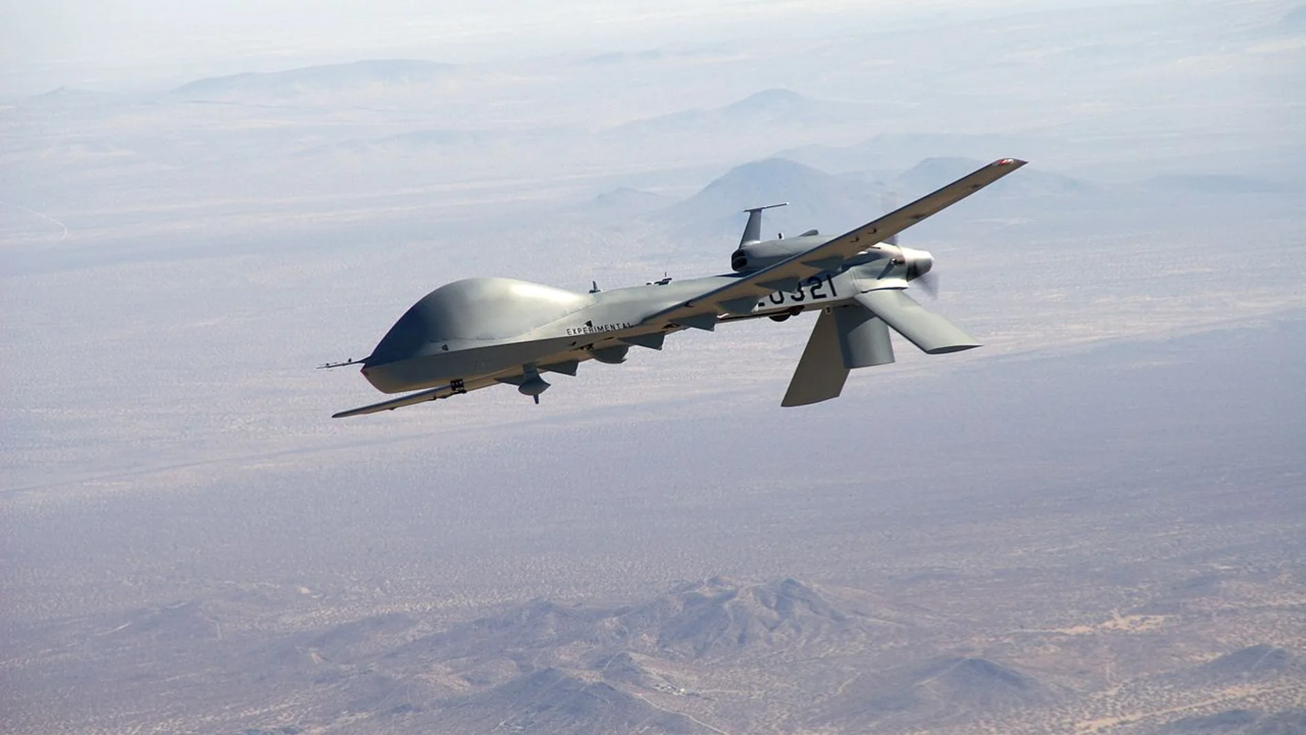 Un dron de EEUU MQ-1C Gray Eagle