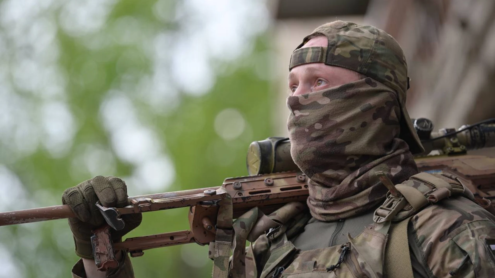 El francotirador ruso Alexander Kislinsky