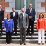 El Rey Felipe VI recibe en el Palacio de la Zarzuela al Pleno del Tribunal de Cuentas CASA DE S. M. EL REY 02/06/2022
