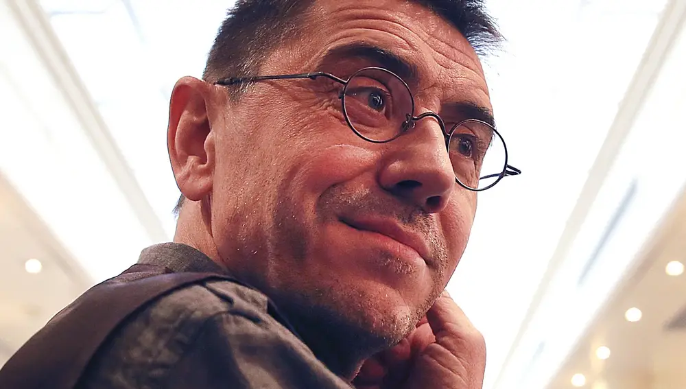Uno de los fundadores de Podemos, Juan Carlos Monedero, en el Senado
