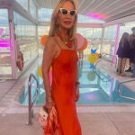 Carmen Lomana en la 'pool party' de Etam.