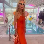 Carmen Lomana en la 'pool party' de Etam.