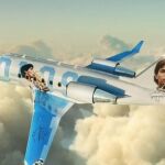 El avión ya está listo para volar