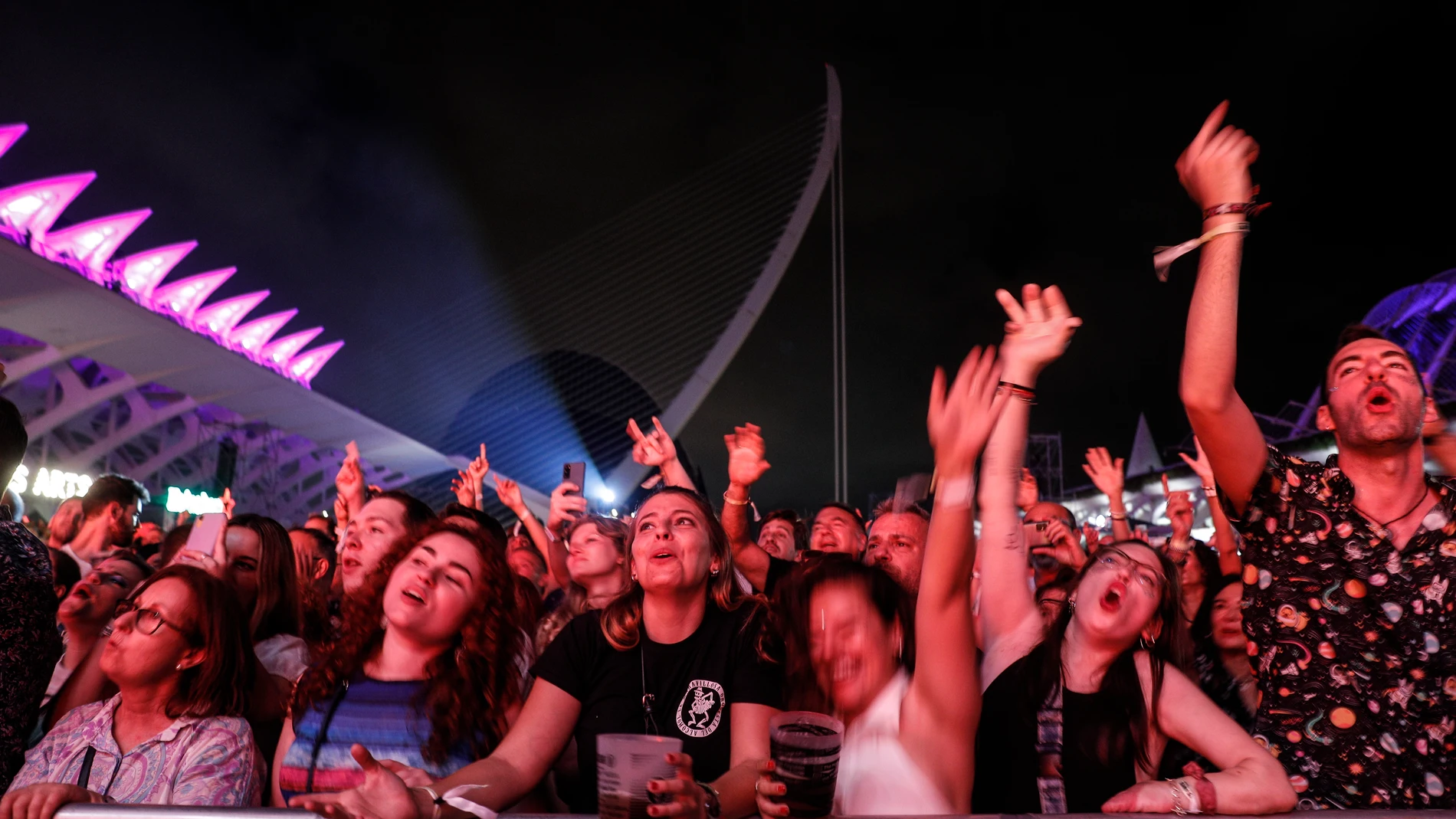 La Ciudad de las Artes y las Ciencias celebra la primera noche de conciertos del Festival de Les Arts