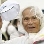 Horie llegó a su destino en el estrecho de Kii, que separa las prefecturas japonesas de Wakayama y Tokushima, tras 69 días y unos 8.500 kilómetros recorridos