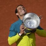 Rafa Nadal, con su decimocuarta copa de los Mosqueteros