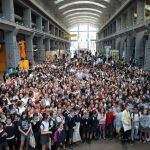 Estudiantes en la pasada edición del certamen