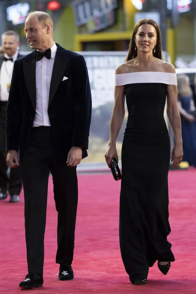 El príncipe William y Kate Middleton, duquesa de Cambridge, asistieron al estreno de la película 'Top Gun Maverick' en el Reino Unido el jueves 19 de mayo de 2022
