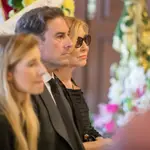 Concha Spínola y su hijo, Miguel Báez, 'El Litri', en el funeral de Miguel Báez padre; el pasado mes de mayo