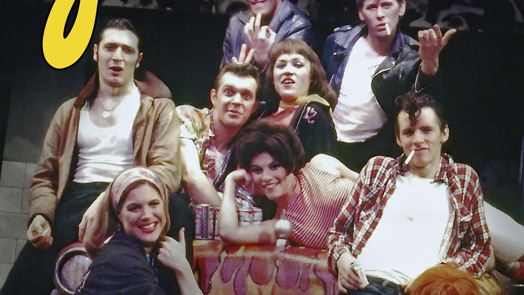 "Grease, Tell Me More, Tell Me More", cartel del musical de Broadway