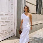 Tamara Falcó con vestido de su colección.