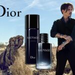 Johnny Depp en la campaña de la colonia Sauvage.