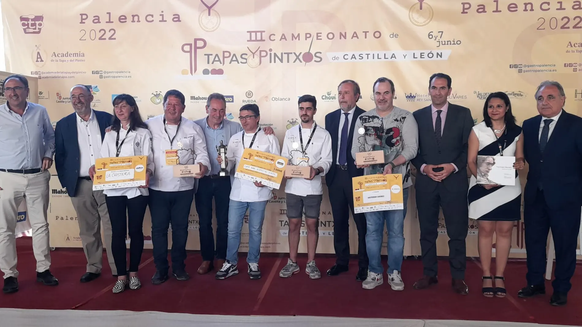Entrega de los premios a las mejores tapas de Castilla y León