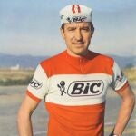 Julio Jiménez, con el maillot del Bic