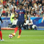 Aurelien Tchouameni, con la selección francesa