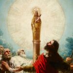 La obra 'Francisco de Goya:Aparición de la Virgen del Pilar al Apóstol Santiago y sus discípulos' ALCALÁ SUBASTAS 03/06/2022