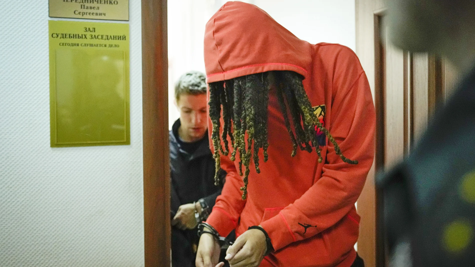 Brittney Griner, después de una de sus declaraciones en Rusia