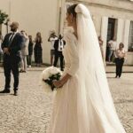 María de la Orden y su espectacular vestido de novia.