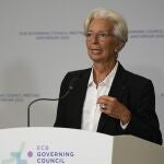 Christine Lagarde, presidenta del BCE