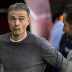 Luis Enrique con la Selección.