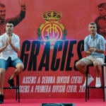 Manolo Reina en su despedida del Real Mallorca. EFE/ Atienza