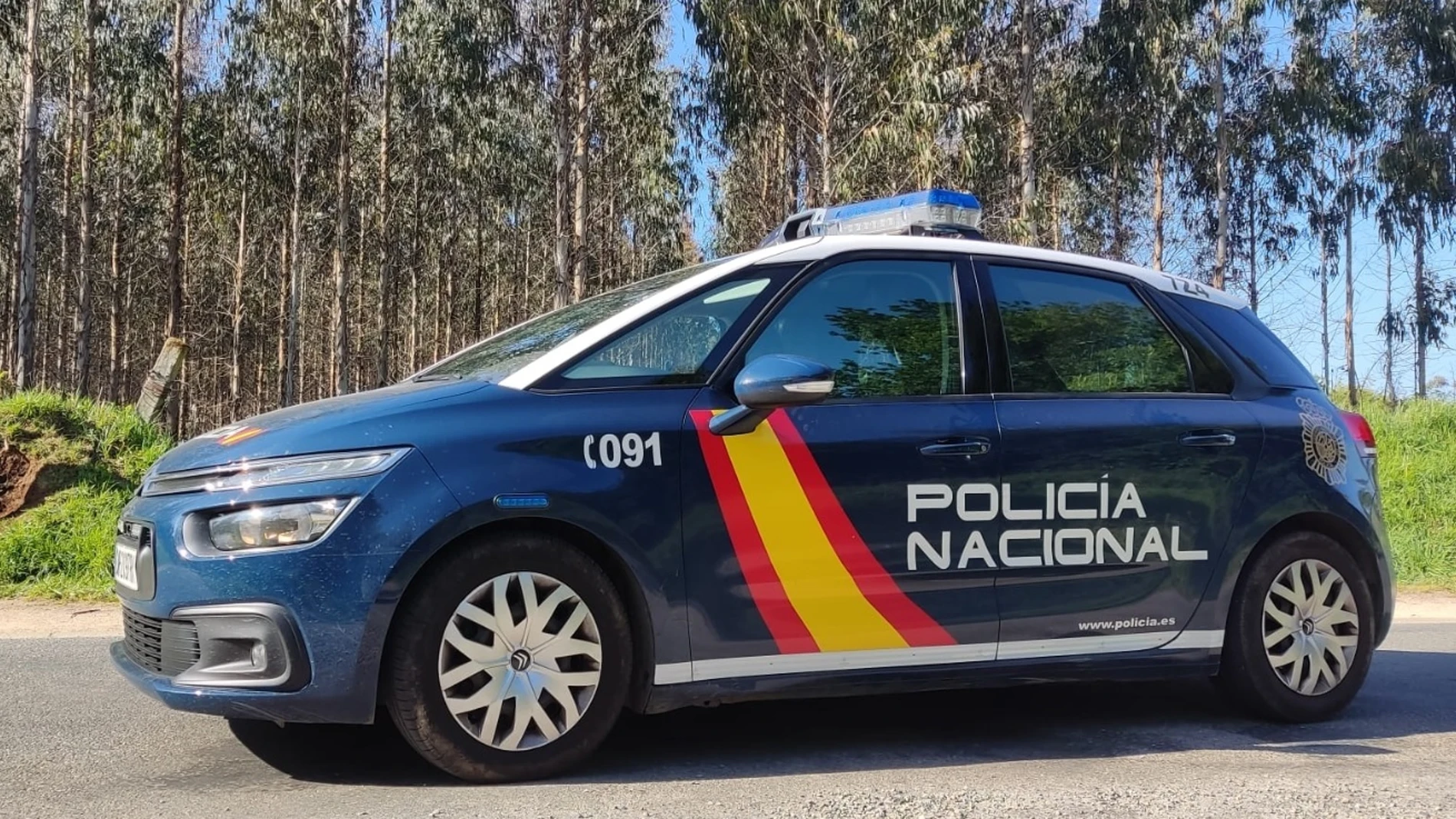 Un coche patrulla de la Policía Nacional de Valladolid