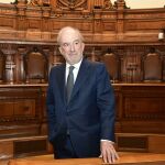 Santiago Muñoz Machado, director de la Real Academia Española, durante el acto en el que se ha aprobado esta iniciativa