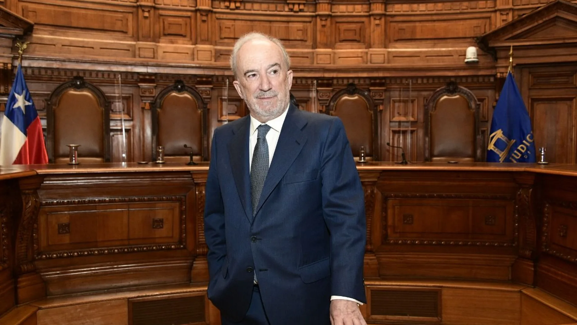 Santiago Muñoz Machado, director de la Real Academia Española, durante el acto en el que se ha aprobado esta iniciativa